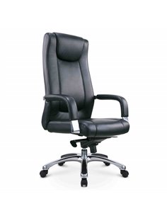 Крісло SITZONE CH-209A для керівника, шкіряне, чорне