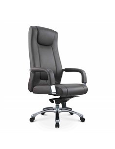 Крісло SITZONE CH-209A для керівника, шкіряне, темно-коричневе