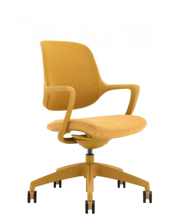 Крісло KRESLALUX NIRO-D37 YELLOW, для...