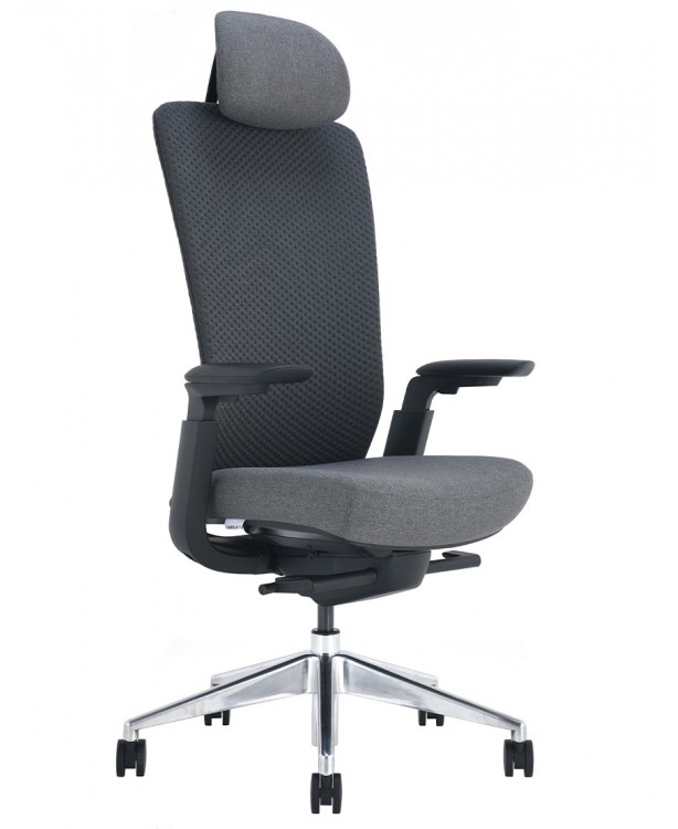 Крісло KRESLALUX NEZA BLACK/GREY