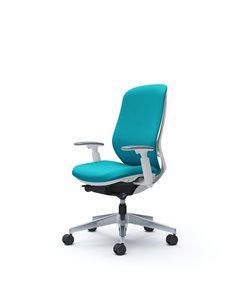 Крісло OKAMURA SYLPHY HIGH BACK FABRIC WHITE для персоналу 2