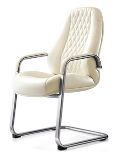 Крісло F385 WE для відвідувача, біле 2