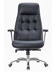 Крісло F1617 BL для керівника, шкіряне 2