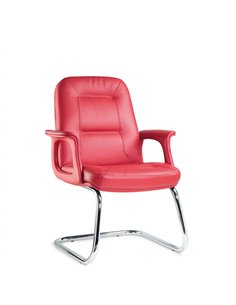 Крісло ZEFLA MILANO 0646BF для відвідувача, шкіряне