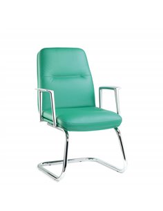 Крісло ZEFLA EDIMBURGO 0641BF для відвідувача, на полозах