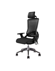 Крісло GOODWIN ERGOPRO BLACK, ергономічне, з підголовником