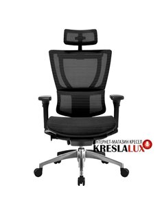 Крісло комп'ютерне MIRUS-IOO, ергономічне, чорного кольору 2