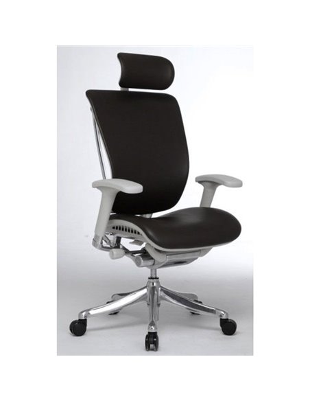 Крісло EXPERT Spring Leather (SPL01-G) для керівника, ергономічне, чорна шкіра