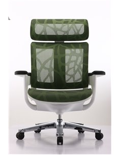 Крісло-реклайнер NUVEM GREEN MESH для офісу і вдома 2
