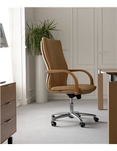 Крісло QUINTI SEDUTE AURORA для керівника, шкіряне 2