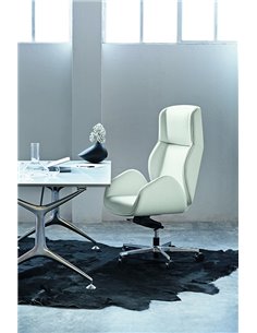 Крісло VAGHI SUONI для керівника, шкіряне 2