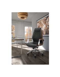 Крісло LEYFORM WAVE для керівника, шкіряне 2