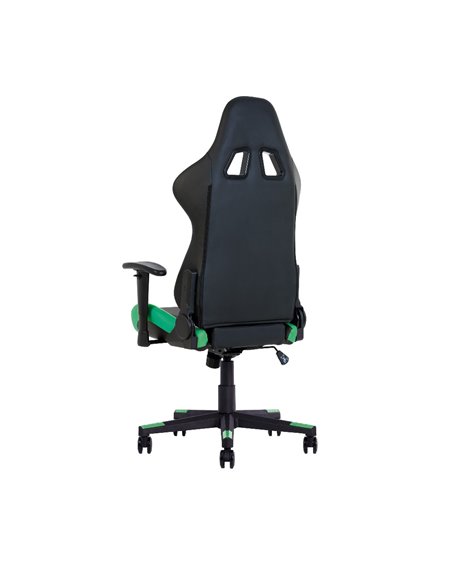 Крісло HEXTER ML R1D TILT PL70 ECO / 01 BLACK / GREEN геймерське