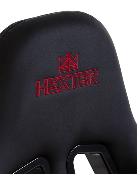 Крісло HEXTER ML R1D TILT PL70 ECO / 01 BLACK / RED геймерське