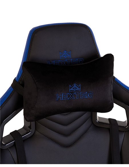 Крісло HEXTER PRO R4D TILT MB70 ECO / 01 BLACK / BLUE геймерське