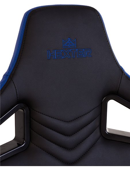 Крісло HEXTER PRO R4D TILT MB70 ECO / 01 BLACK / BLUE геймерське