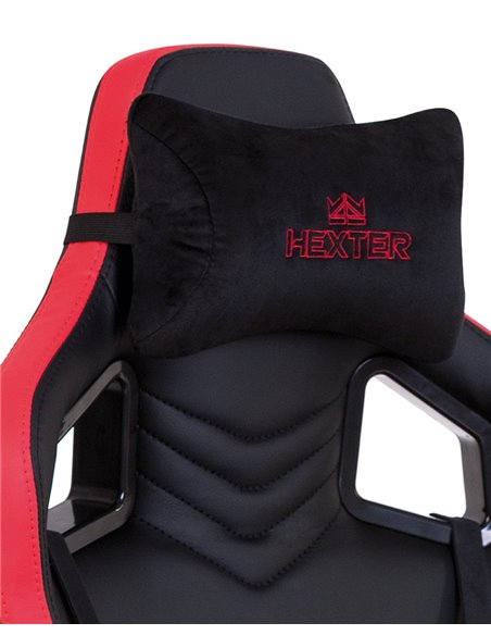 Крісло HEXTER PRO R4D TILT MB70 ECO / 01 BLACK / RED геймерське