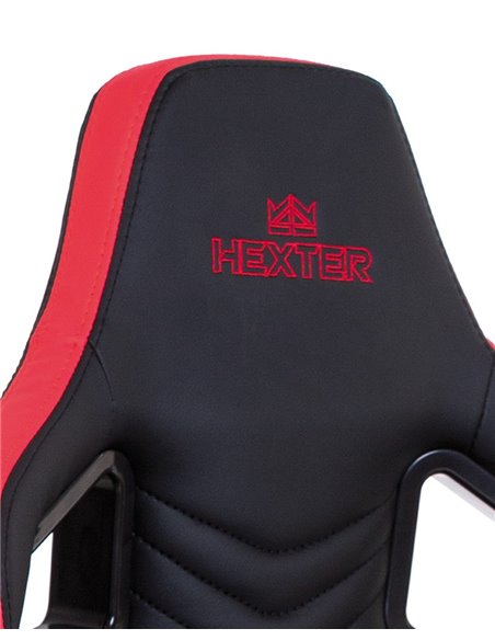 Крісло HEXTER PRO R4D TILT MB70 ECO / 01 BLACK / RED геймерське