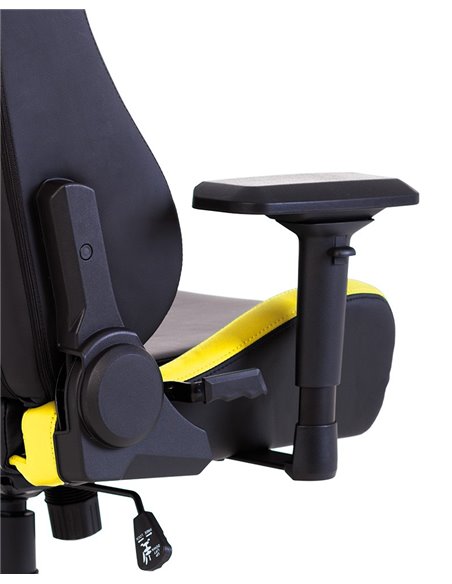 Крісло HEXTER PRO R4D TILT MB70 ECO / 01 BLACK / YELLOW геймерське