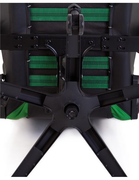 Крісло HEXTER PRO R4D TILT MB70 ECO / 02 BLACK / GREEN геймерське