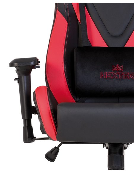 Крісло HEXTER PRO R4D TILT MB70 ECO / 02 BLACK / RED геймерське