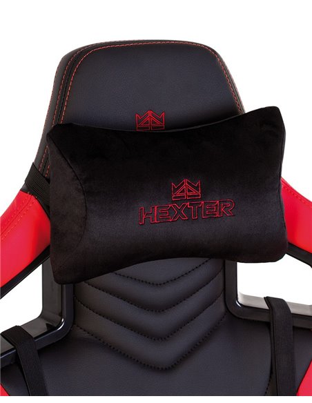 Крісло HEXTER PRO R4D TILT MB70 ECO / 02 BLACK / RED геймерське