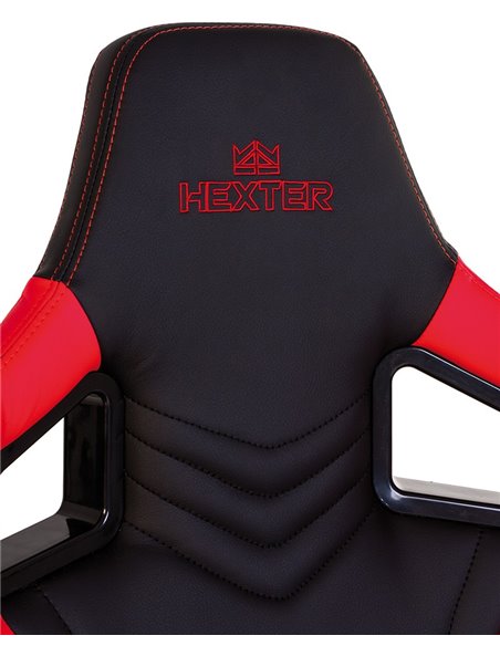 Крісло HEXTER PRO R4D TILT MB70 ECO / 02 BLACK / RED геймерське