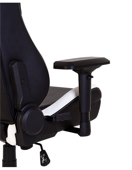 Крісло HEXTER PRO R4D TILT MB70 ECO / 02 BLACK / WHITE геймерське