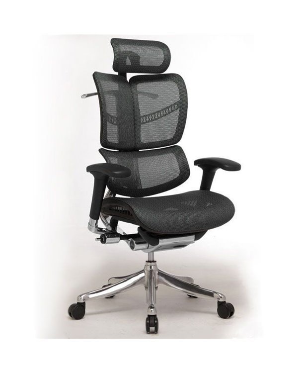 Крісло Expert Fly (FL-01) для керівника, ортопедичне, колір чорний