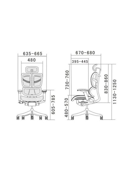 Крісло EXPERT Fly (FL-01G) для керівника, ортопедичне, колір сірий