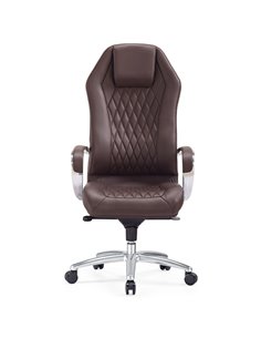 Крісло F103 BRL для керівника, коричневе 2