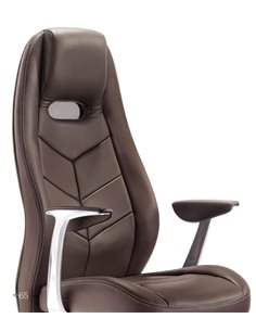 Крісло F102 BRE для керівника, коричневе 2