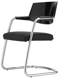 Крісло SITLAND PASS для відвідувача, шкіряне