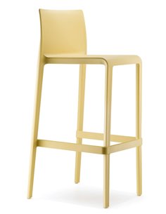 Стілець барний PEDRALI VOLT 678 жовтий 2