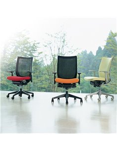 Крісло Okamura Visconte для оператора з підлокітником, поперекового упором 2