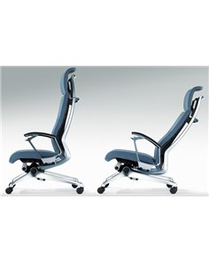 Крісло Okamura Luxos для VIP зон в велюр-тканинній оббивці 2