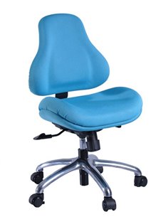 Крісло Y-128 AB оббивка блакитна в точку