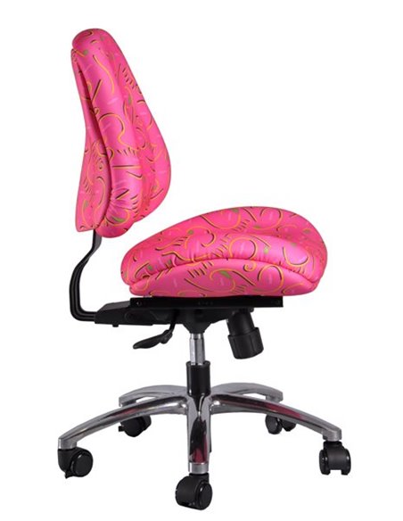 Крісло Mealux Y-128 P оббивка рожева з малюнком