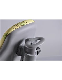 Крісло Mealux Y-317 GR1 оббивка жовта зі звірятами 2