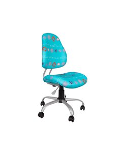 Крісло EVO Y-510 BH оббивка синя з малюнком