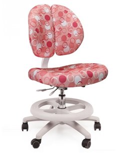 Крісло Mealux Y-616 P оббивка рожева з кульками