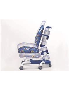 Крісло Mealux Y-718 WKR білий метал / оббивка червона однотонна 2