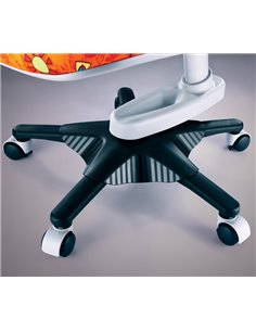 Крісло Mealux Y-818 RO оббивка помаранчева з жучками 2