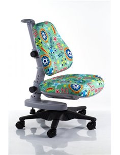 Крісло Mealux Y-818 ZB оббивка зелена з м'ячами