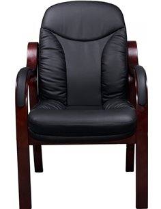 Крісло СА1316С для відвідувача чорний колір 2