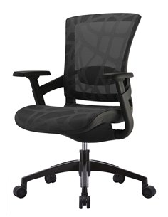 Крісло COMFORT SEATING SKATE (SKTA-W-LAM) для оператора, чорний колір