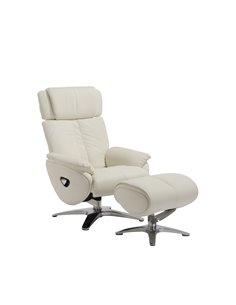 Крісло-реклайнер ALPHA 109, шкіряне 2