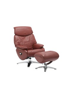 Крісло-реклайнер ALPHA 118, шкіряне 2