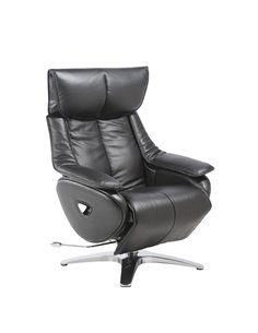 Крісло-реклайнер ALPHA 128, шкіряне 2