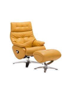 Крісло-реклайнер ALPHA 136, шкіряне 2